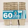 Горшки бумажные для рассады 6 ячеек 50*60*60 мм, 10 шт