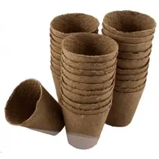 Горшки торфяные 80*80 мм, 30 шт/уп