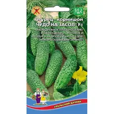 Семена Огурец Чудо на засол - корнишон F1 (а/ф Уральский Дачник)