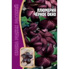 Семена Плюмерия (франжипани) Черное Окно 3шт (а/ф Редкие семена)