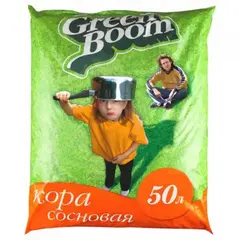 Кора сосновая Green Boom 50 л