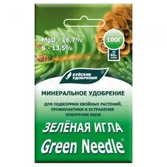 Зеленая игла для хвойных, 100 г