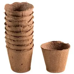 Горшки торфяные 100*110 мм, 25 шт/уп