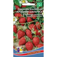 Семена Земляника Красная шапочка (а/ф Уральский Дачник)