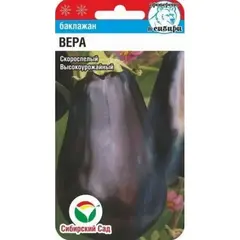 Семена Баклажан Вера 20шт (а/ф Сибирский Сад)