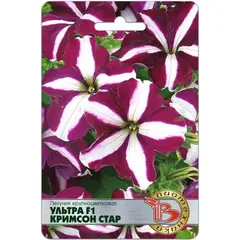 Семена Петуния крупноцветковая Ультра F1 Кримсон Стар (а/ф Биотехника)