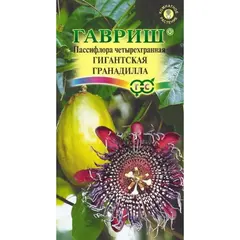 Семена Пассифлора Гигантская гранадилла (четырехгранная)* 3 шт. (а/ф Гавриш)