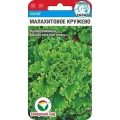 Семена Салат Малахитовое кружево 0.5гр (а/ф Сибирский Сад)