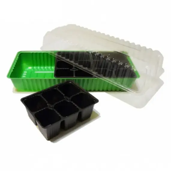 Мини-парник 3 вставки на 6 ячеек