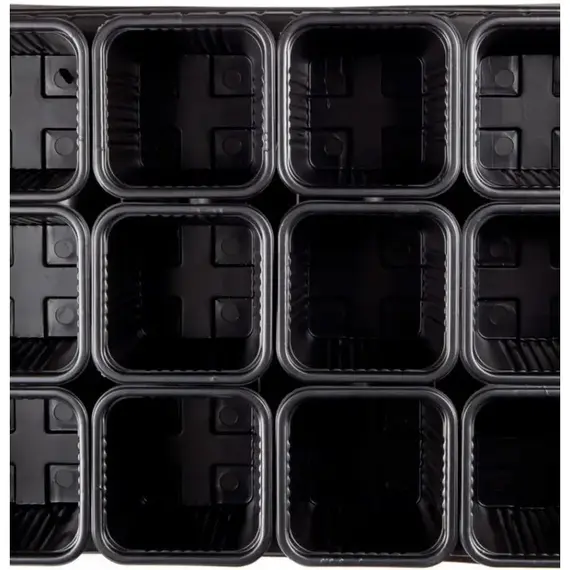 Транспортная кассета + 12 шт горшков 9х9х9,5