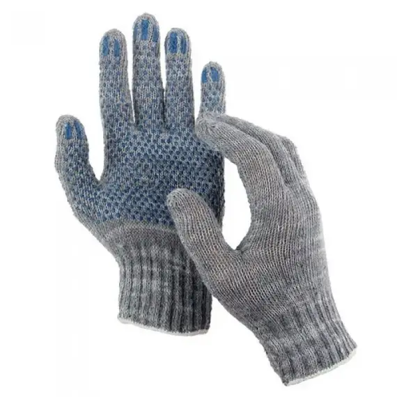 Перчатки хозяйственные серые 1 пара