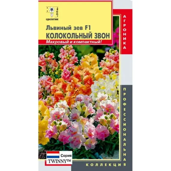 Семена Львиный зев F1 (серия Twinny) Колокольный звон (а/ф Плазменные семена)