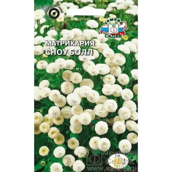 Семена Матрикария Сноу болл (белая) (а/ф Седек)