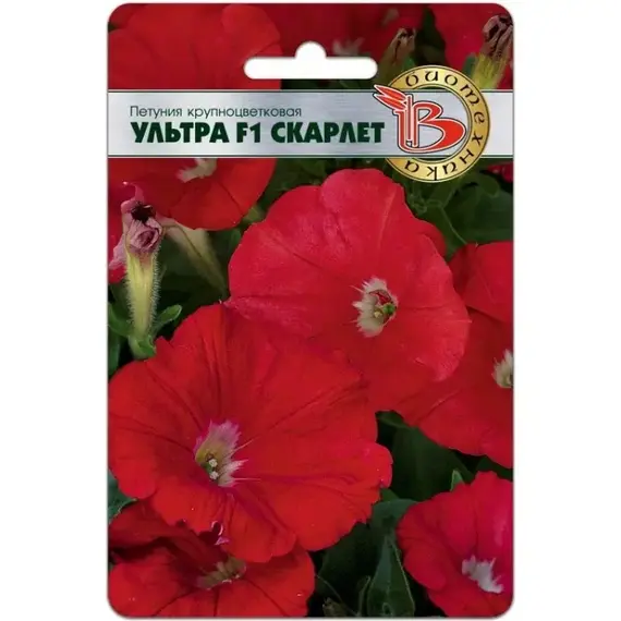 Семена Петуния крупноцветковая Ультра F1 Скарлет (а/ф Биотехника)