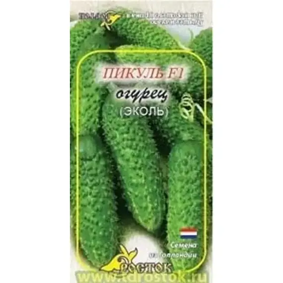 Семена Огурец Эколь F1 (На Пикули) 5 Шт (а/ф Росток)