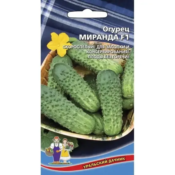 Семена Огурец Миранда F1 (а/ф Уральский Дачник)