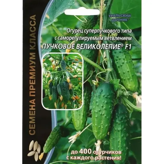 Семена Огурец Пучковое великолепие F1 (а/ф Уральский Дачник)
