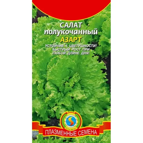 Семена Салат Азарт (а/ф Плазменные семена)