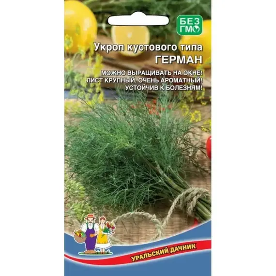 Семена Укроп Герман - кустового типа (а/ф Уральский Дачник)